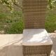 Chaise en osier et rotin