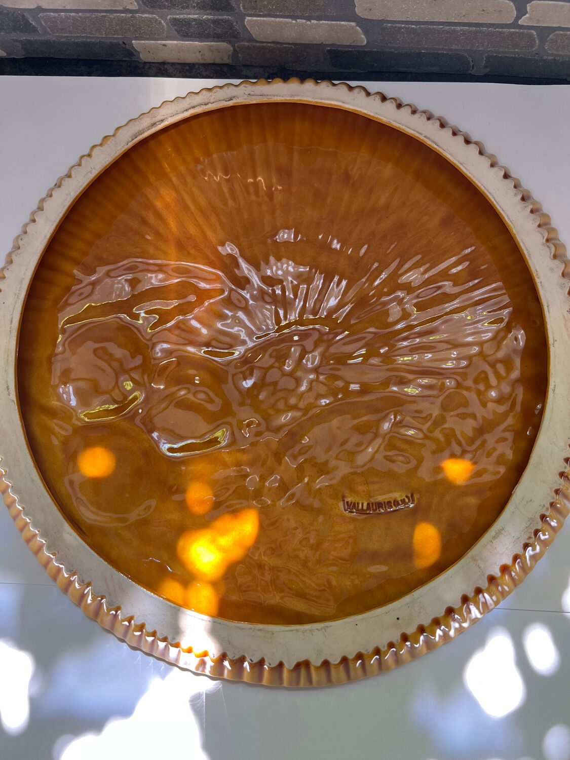 Vallauris pie dish