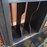 Vintage painted wooden bookcase