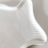 White ceramic fish dish