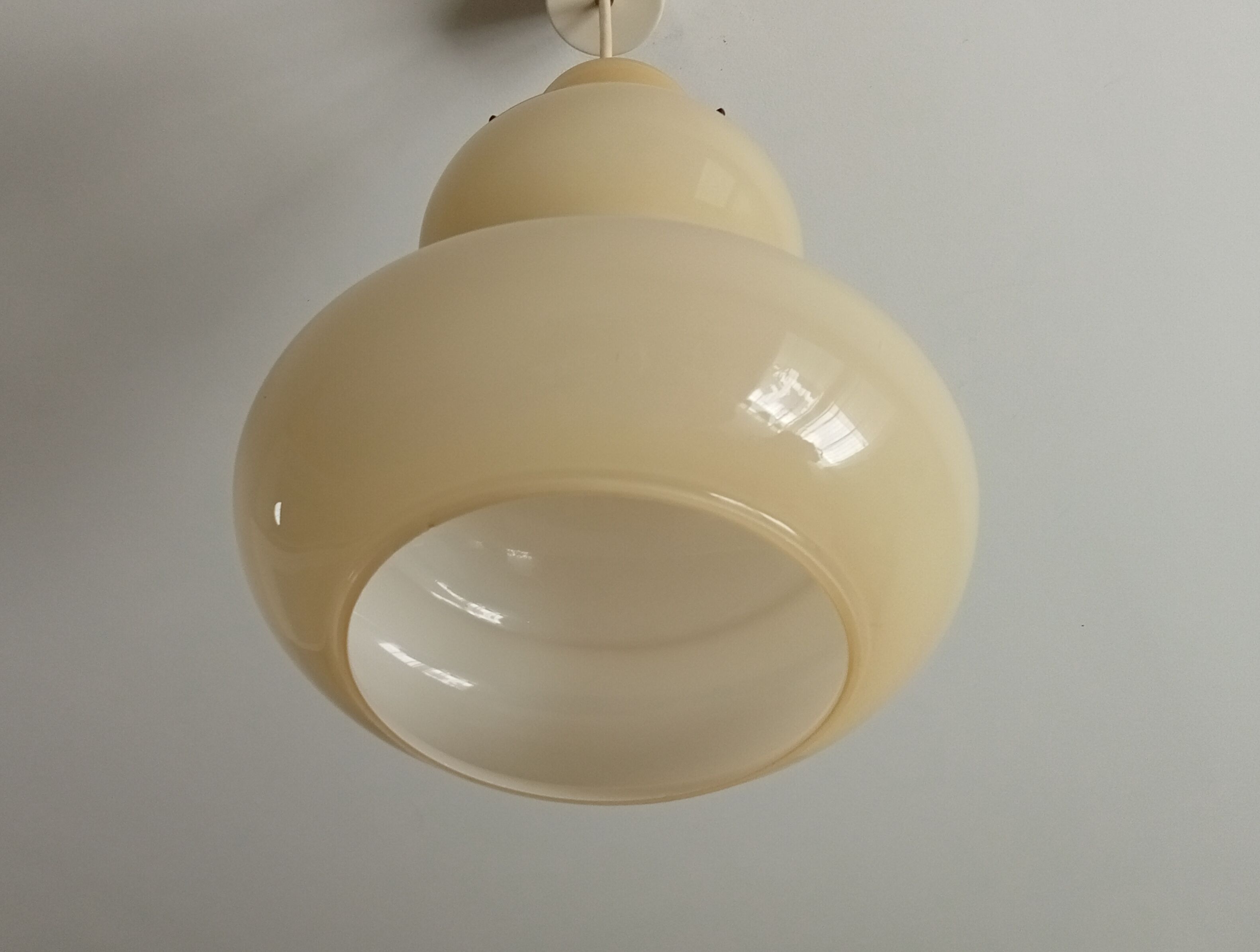 Vintage opaline pendant lamp 60/70s
