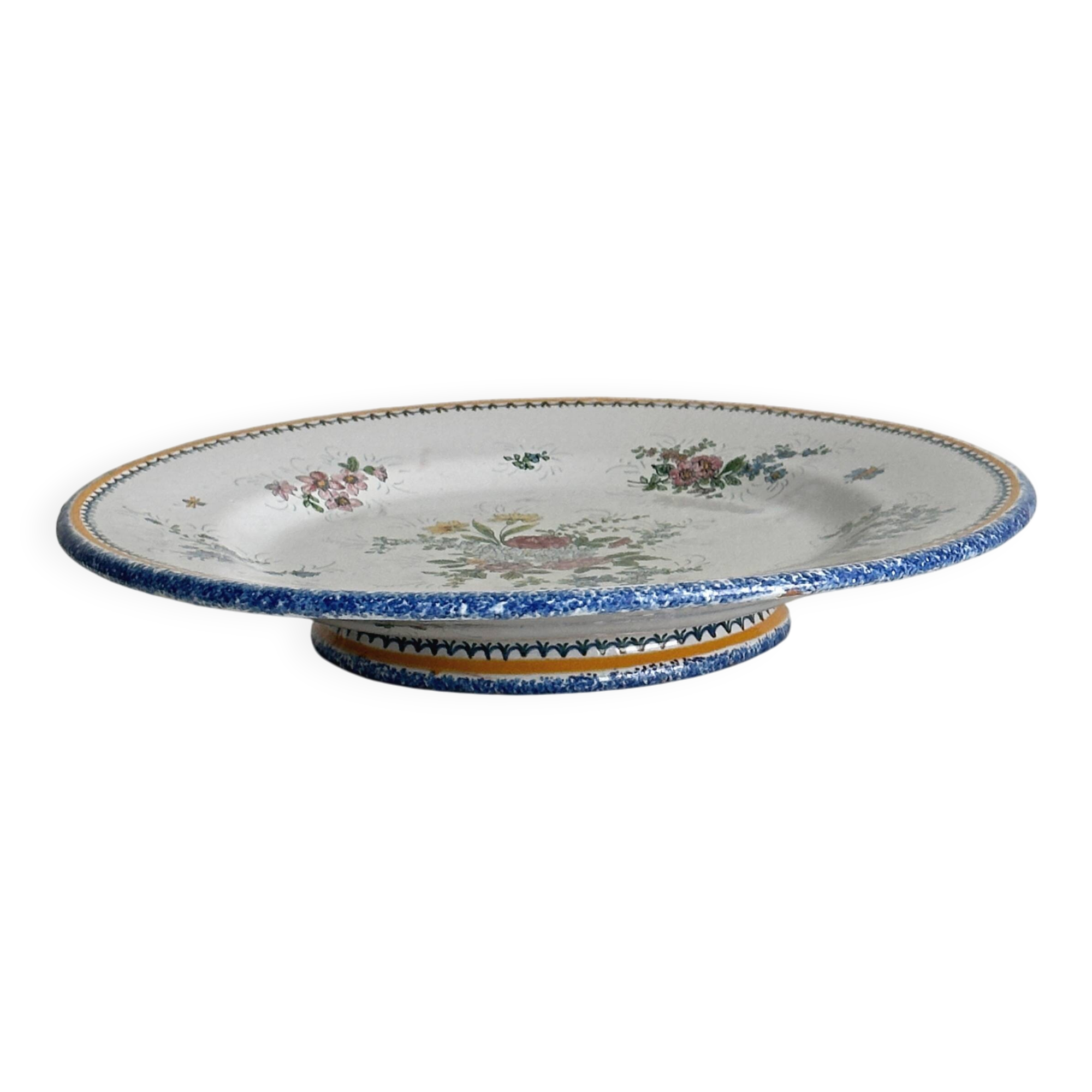 Old ceramic plate
