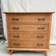 Commode vintage 1950 en chêne massif