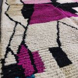 Berber rug in natural wool 2.5 x 1.5 m