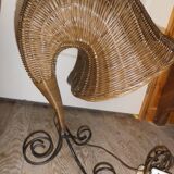 rattan table lamp