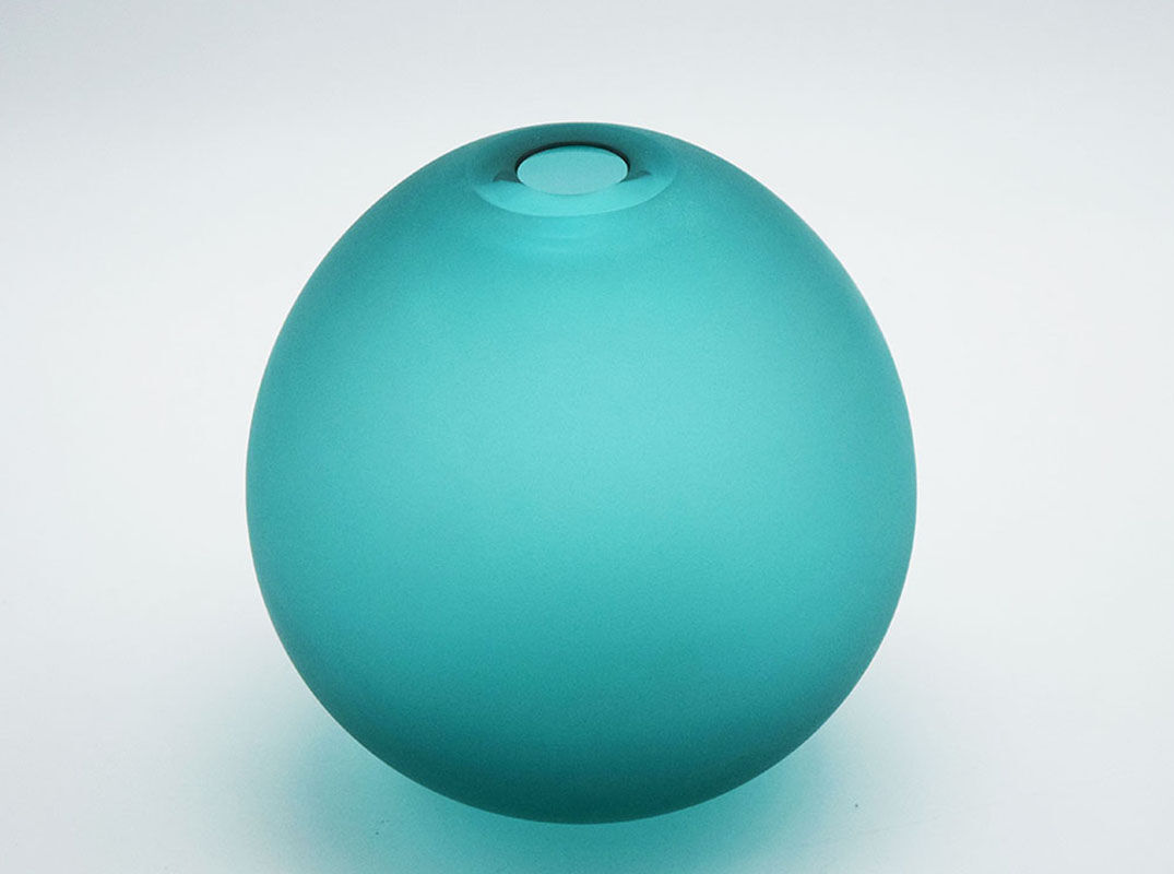 Cenedese Murano spherical vase 1970s