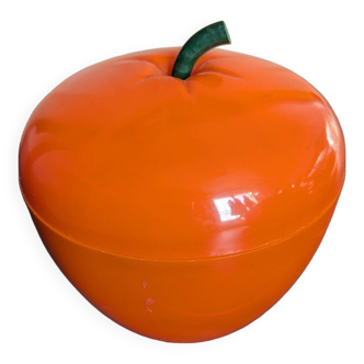 Plastic apple orange ice bucket