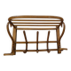 Fischel curved wood wall coat rack