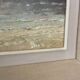 Oil Painting Canvas Sunset Boat Sea Sailboat Frame 62x