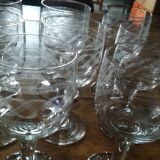 8 antique glasses 1930