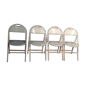 Serie de 4 chaises pliante