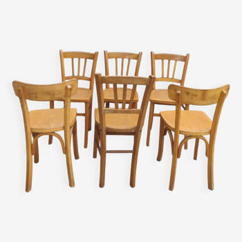 Suite de 6 chaises bistrot