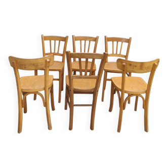 Suite de 6 chaises bistrot