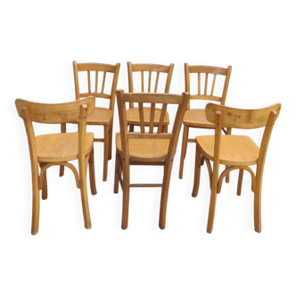 Suite of 6 bistro chairs