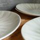 Nine earthenware plates from Salins-les-Bains vintage