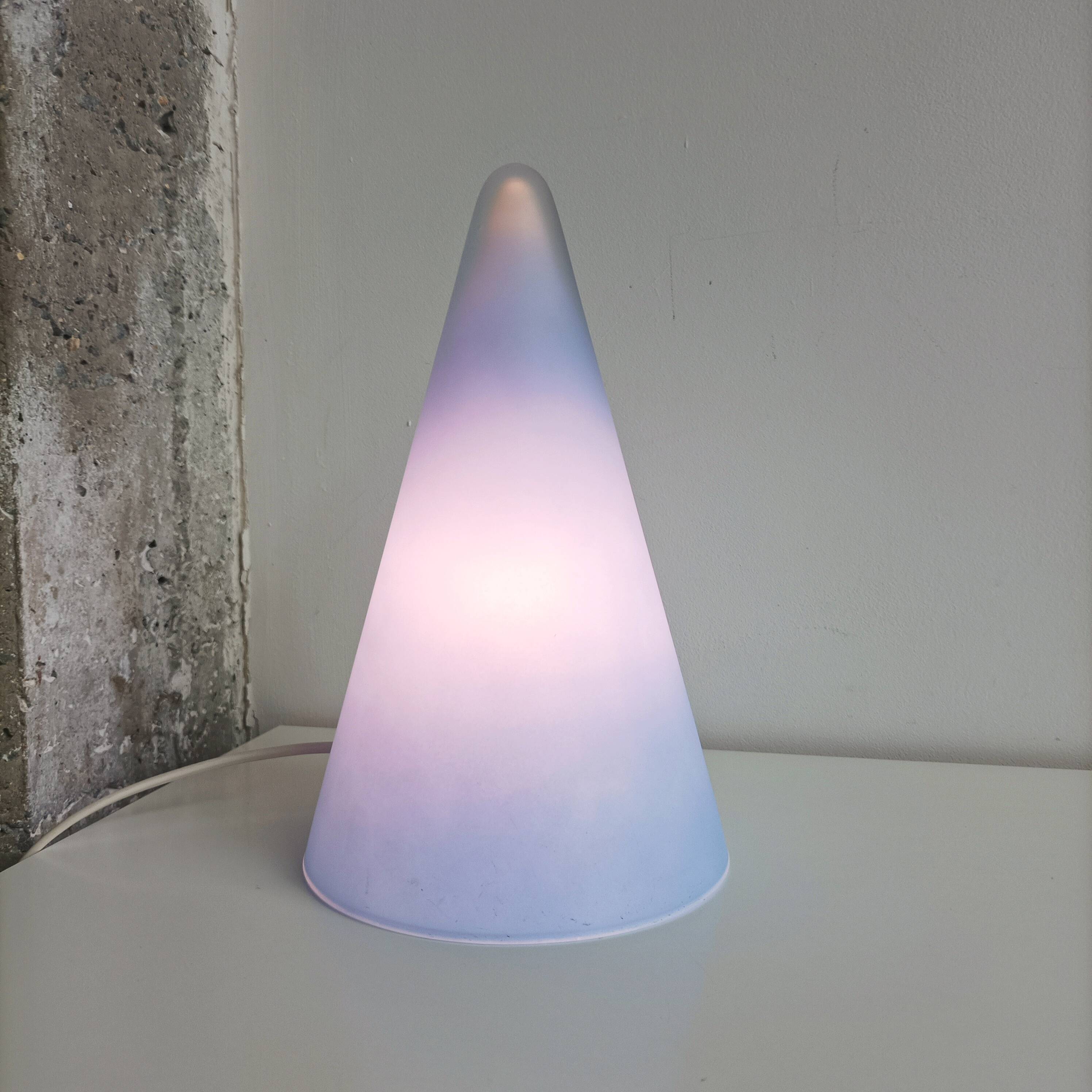 Teepee Lamp SCE Vintage Blue Glass