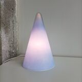 Lampe Teepee SCE verre bleu vintage