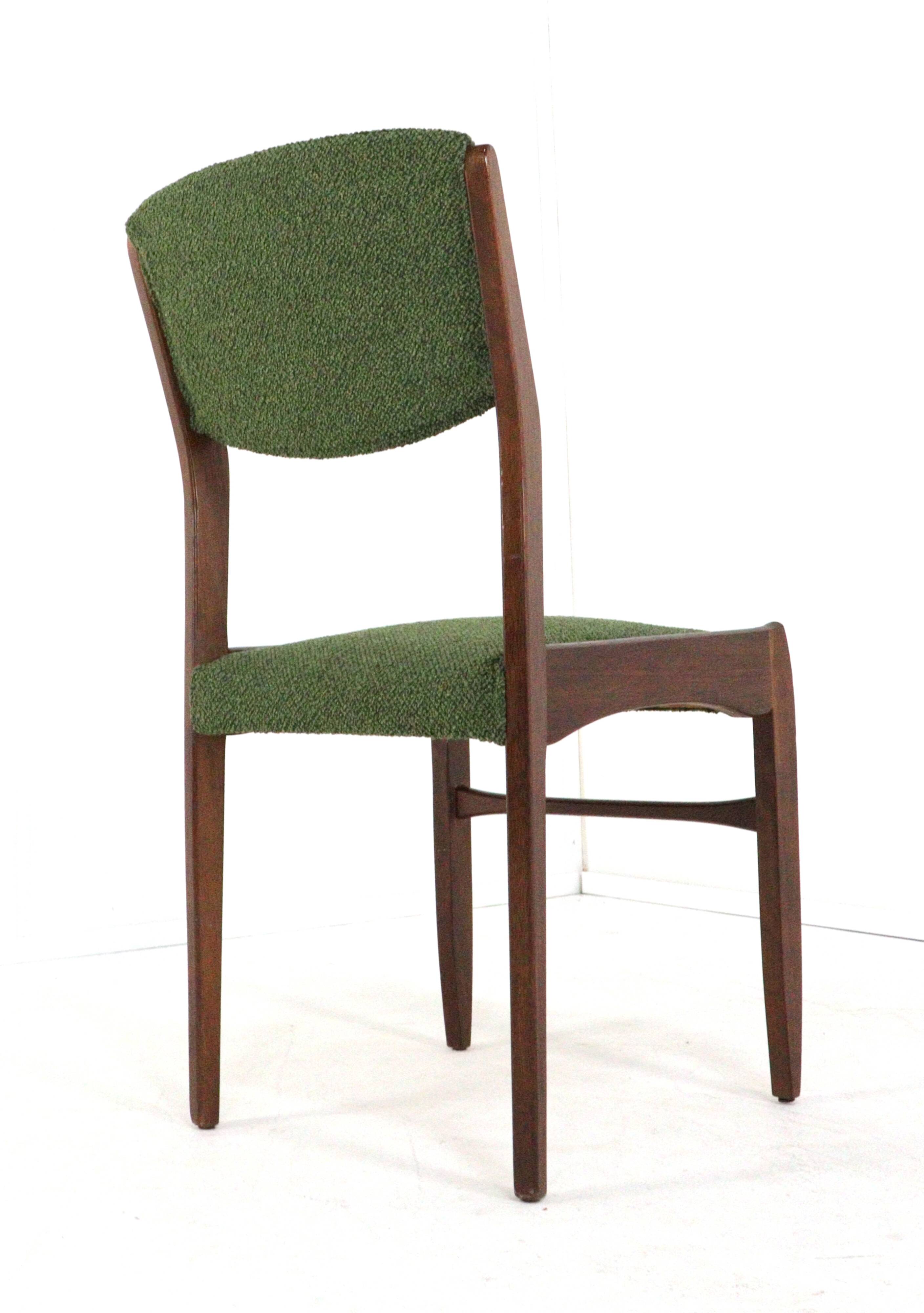 vintage teak Dining chair 'Raamdonksveer' new upholstery