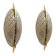 Pair of Modern Italian Murano Glass and Brass Sconces