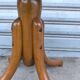 Tabouret en bois courbé réglable
