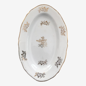 Plat ovale ancien l'amandinoise