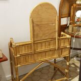 Dressing table and mirror Bamboo Blond rattan