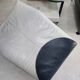 B & B Italia armchair model Arca from the 1980s in leather by Paolo Piva.