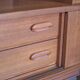 Arno wooden sideboard, Scandinavian teak wood sideboard, vintage storage unit
