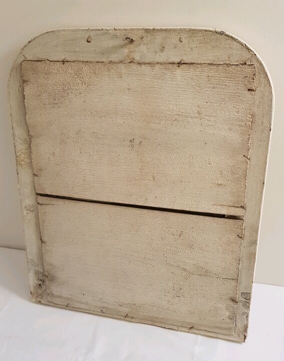 Mirror Louis Philippe white chalky 43x52cm
