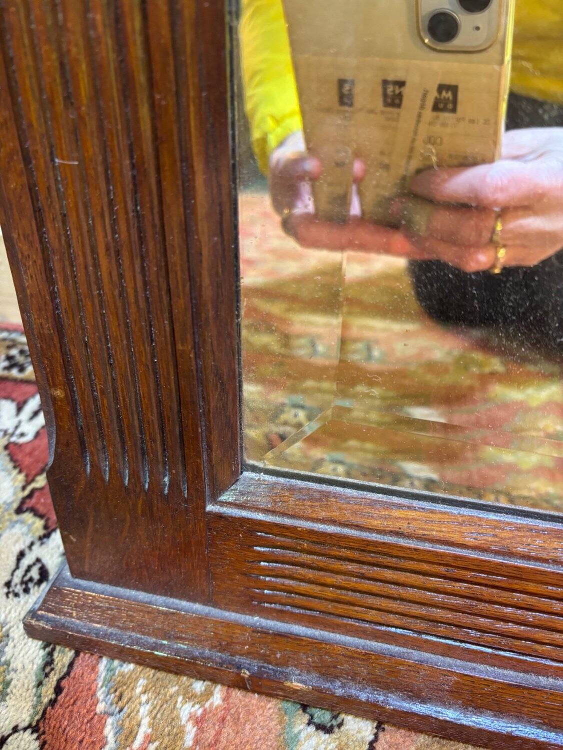 Antique Art Deco mirror