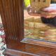 Antique Art Deco mirror