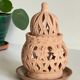 Handmade terracotta tealight candle holder