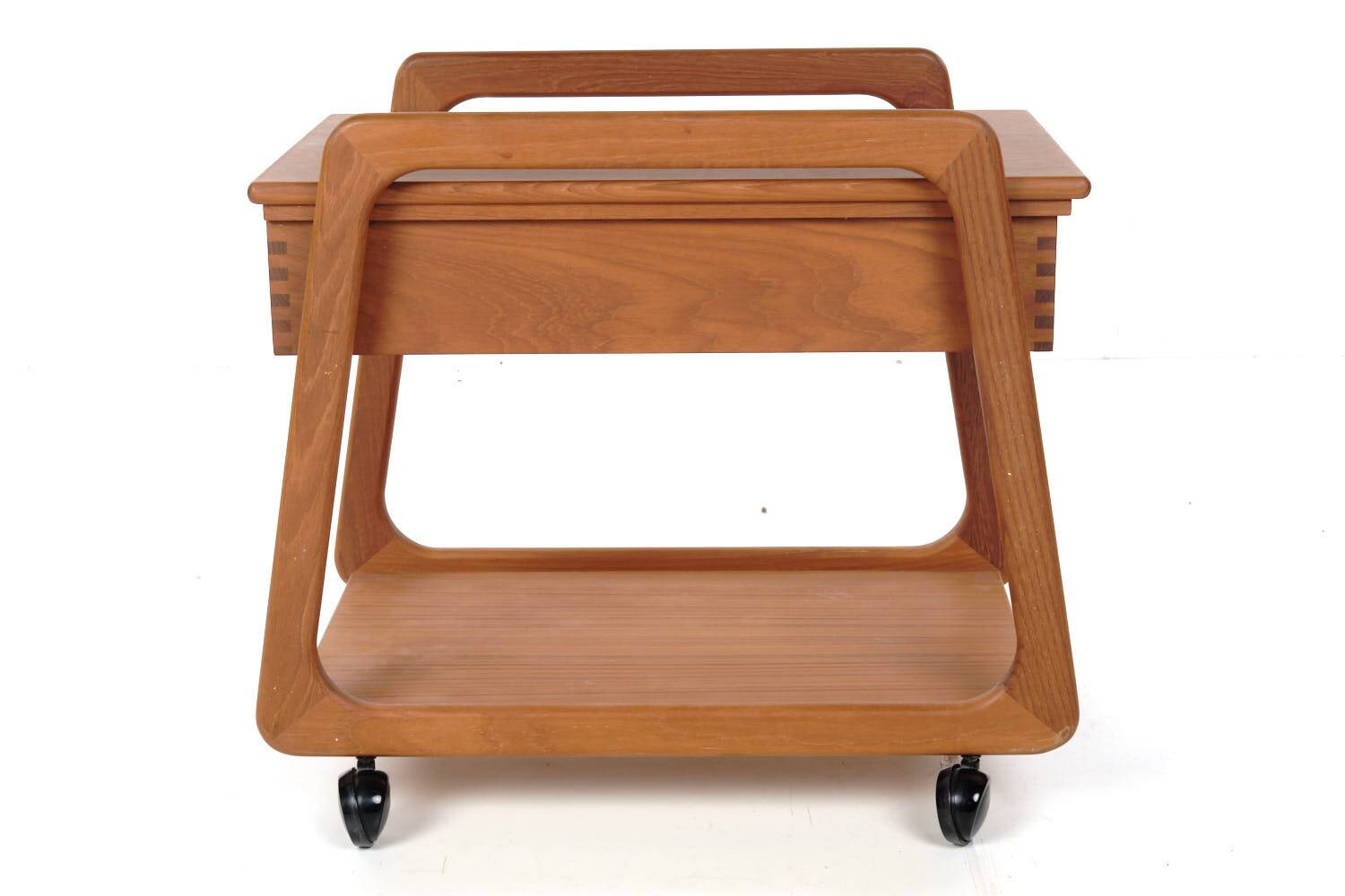 Chariot à couture Sika Mobler, teck, Danemark, vintage, années 1960