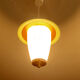 Suspension vintage annees 50, vert cuivre opaline