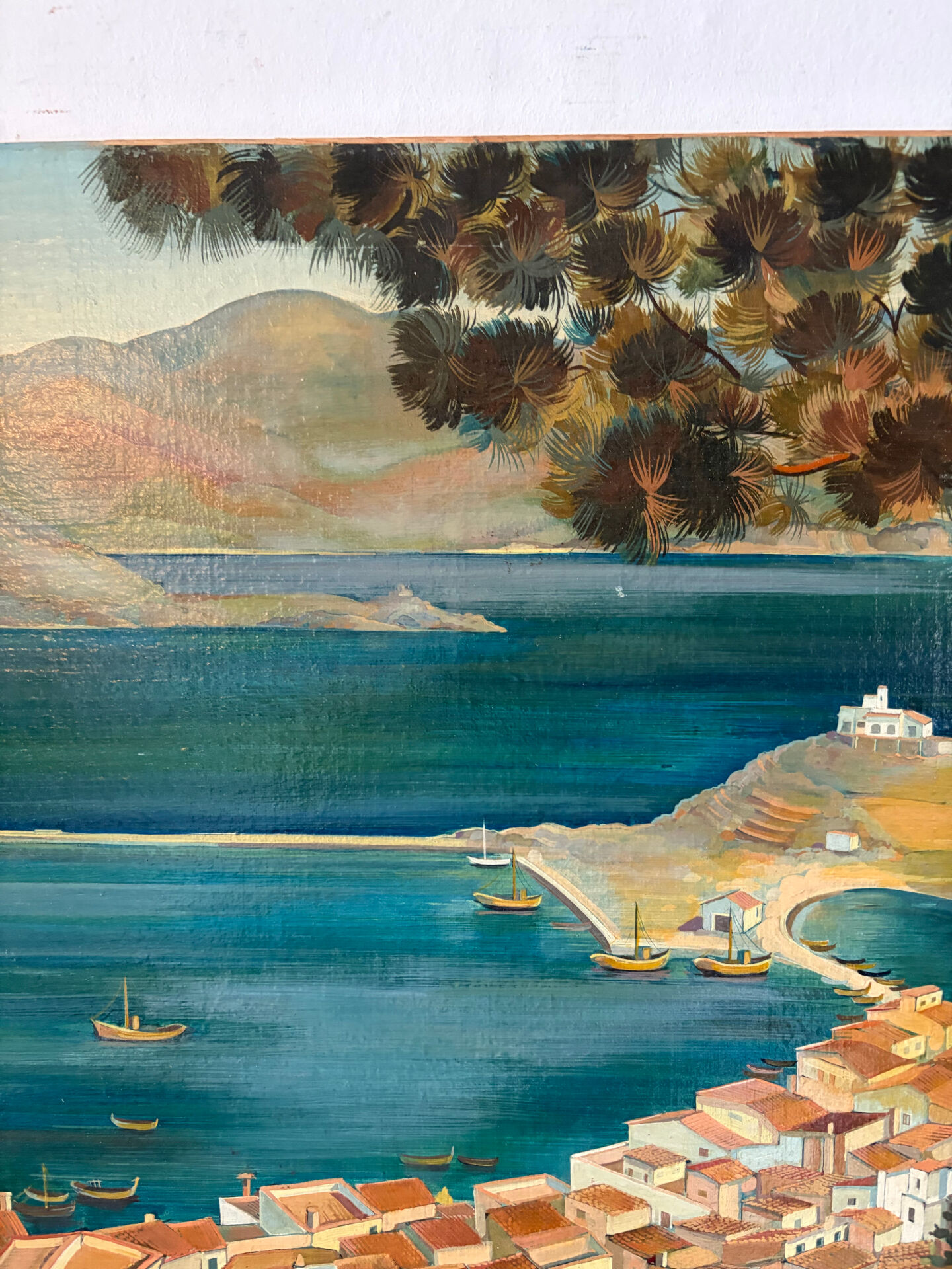 Puerto de la Selva, oil on panel 1953