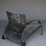 Lounge Chair model 4814 by Anna Castelli Ferrieri for Kartell, 1980s