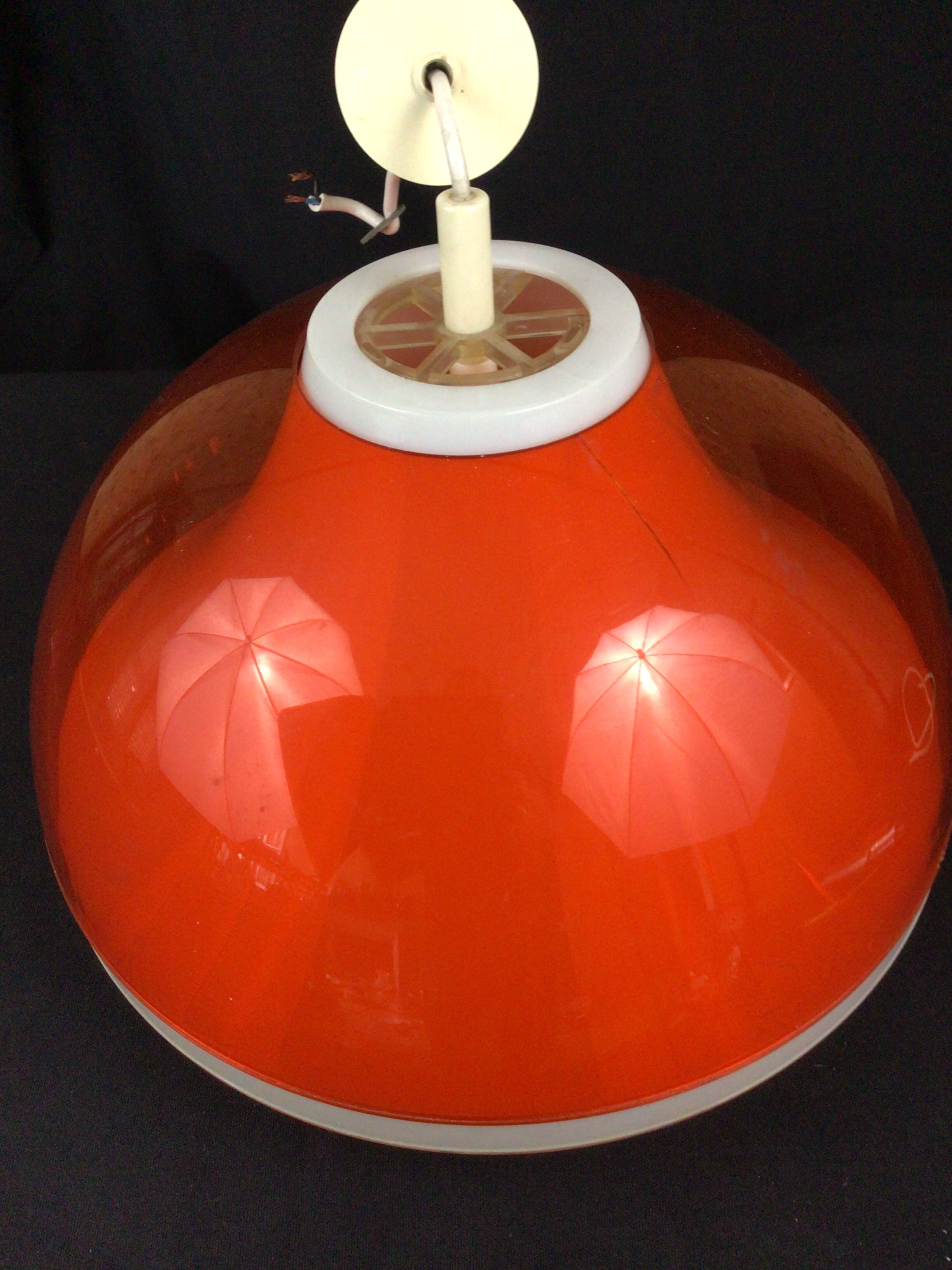 Suspension UFO SpaceAge vintage