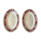 Duo de raviers Badonviller modèle "Barbizon" années 30