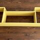 1960s wooden wall shelf with 3 compartments