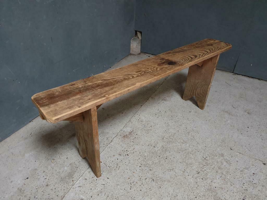 Old flea bench sidetable pine