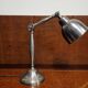 Vintage industrial pewter desk lamp