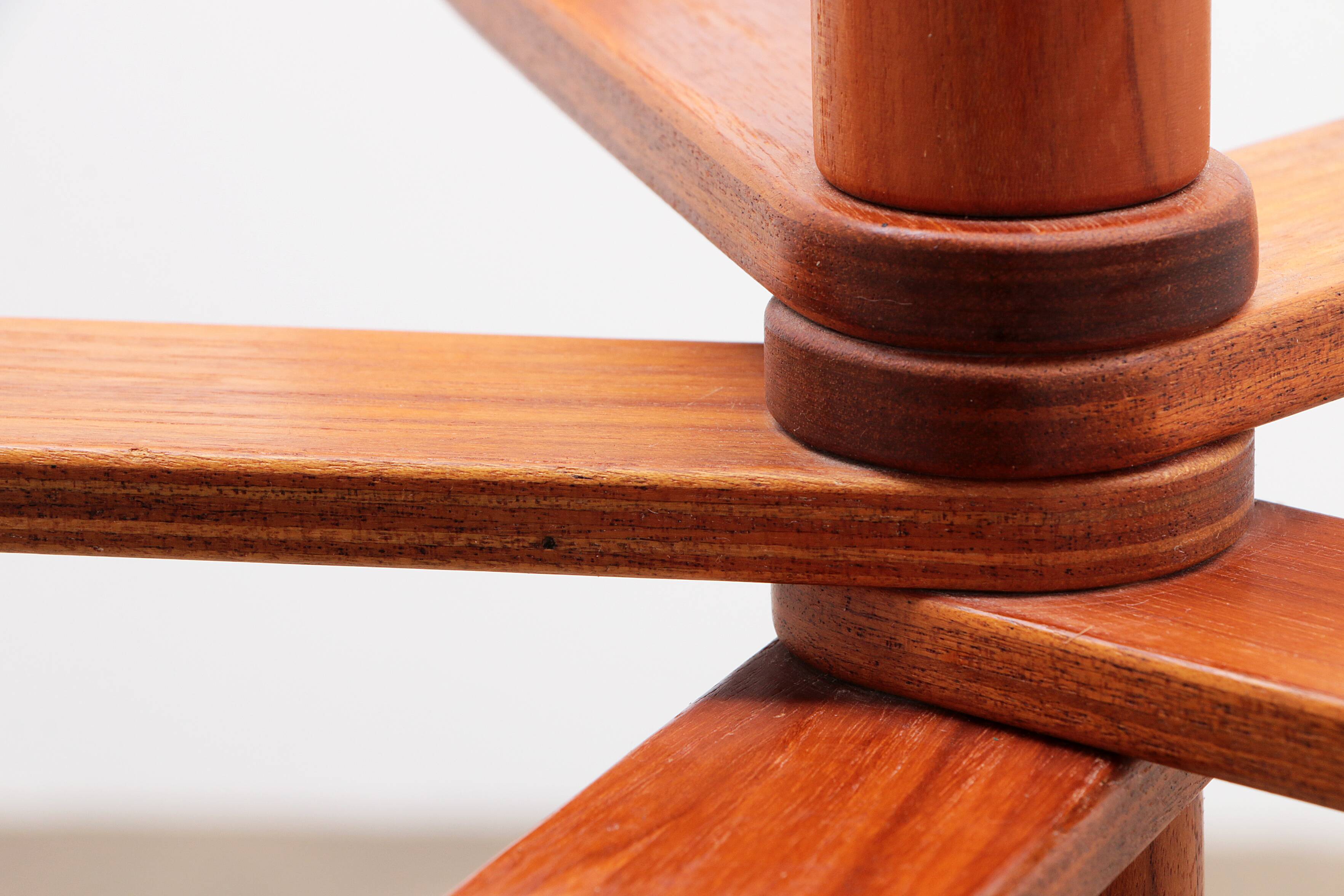 Vintage Aksel kjersgaard Teak Wooden Coat Rack with 5 Hooks - Design Classic