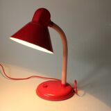 Space Age mid century modern table lamp made of metal and plastic, vintage from the 1970s