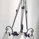 Degué 4-light Art Deco chandelier Width 62 cm Height 93 cm