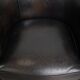 Set of 2  black/grey sheepskin leather club chairs