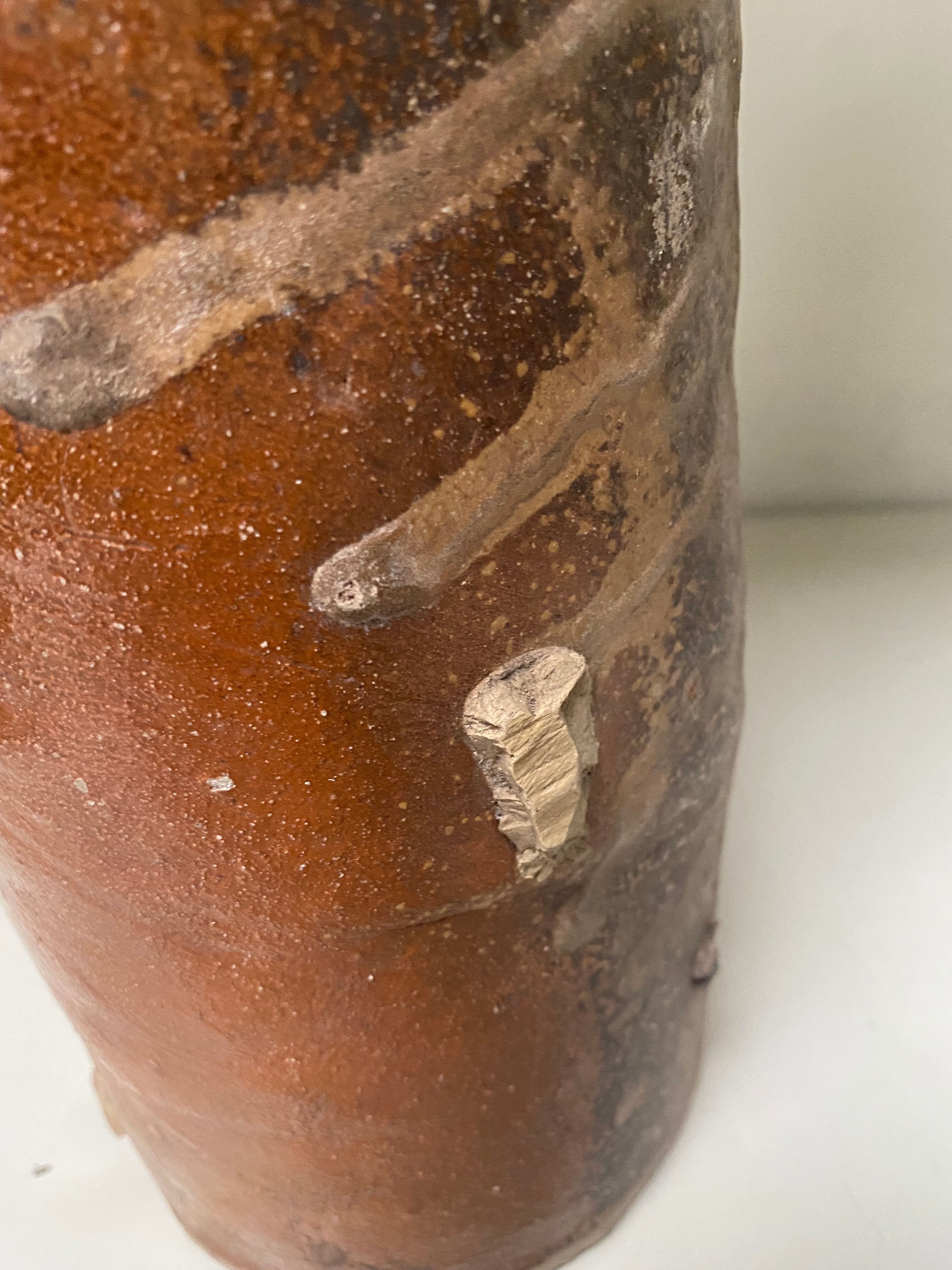 Old sandstone bottle