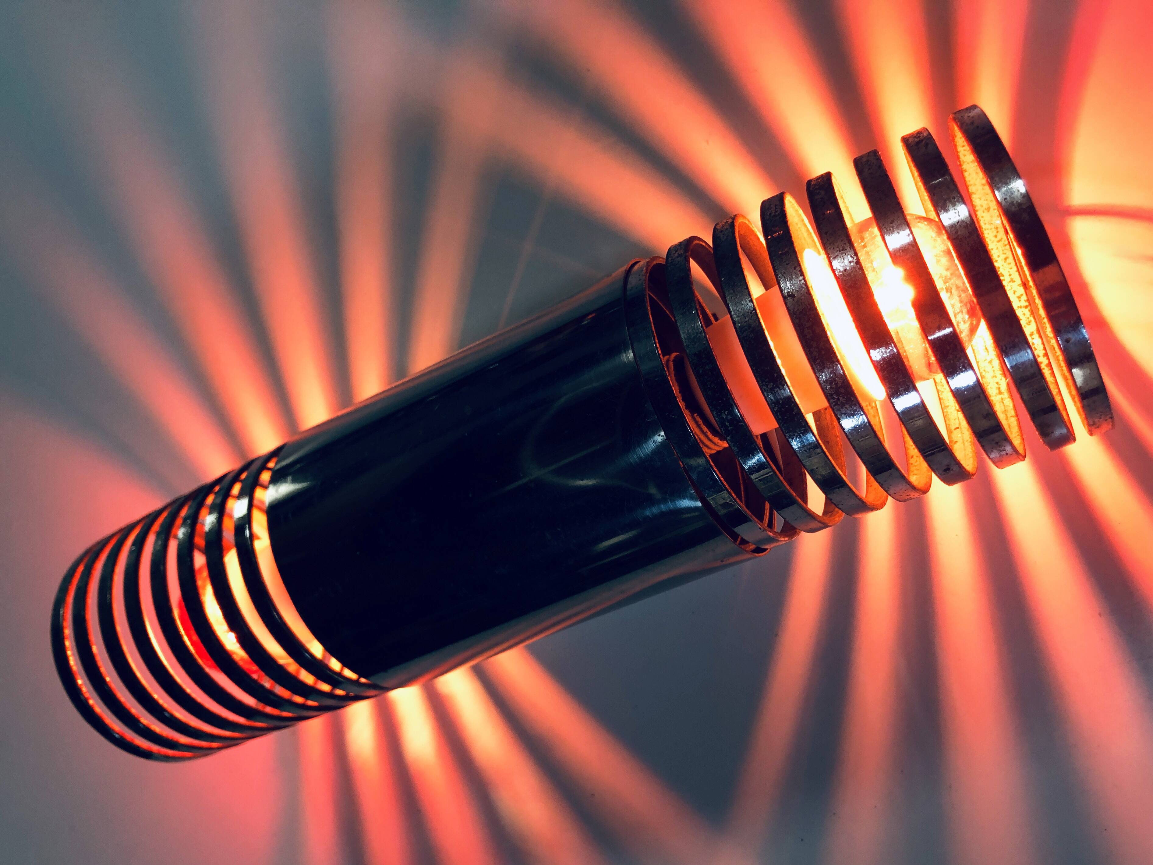 Vintage Wall Lamp • Spirals • Space Age • 1970