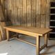 Solid oak farmhouse table
