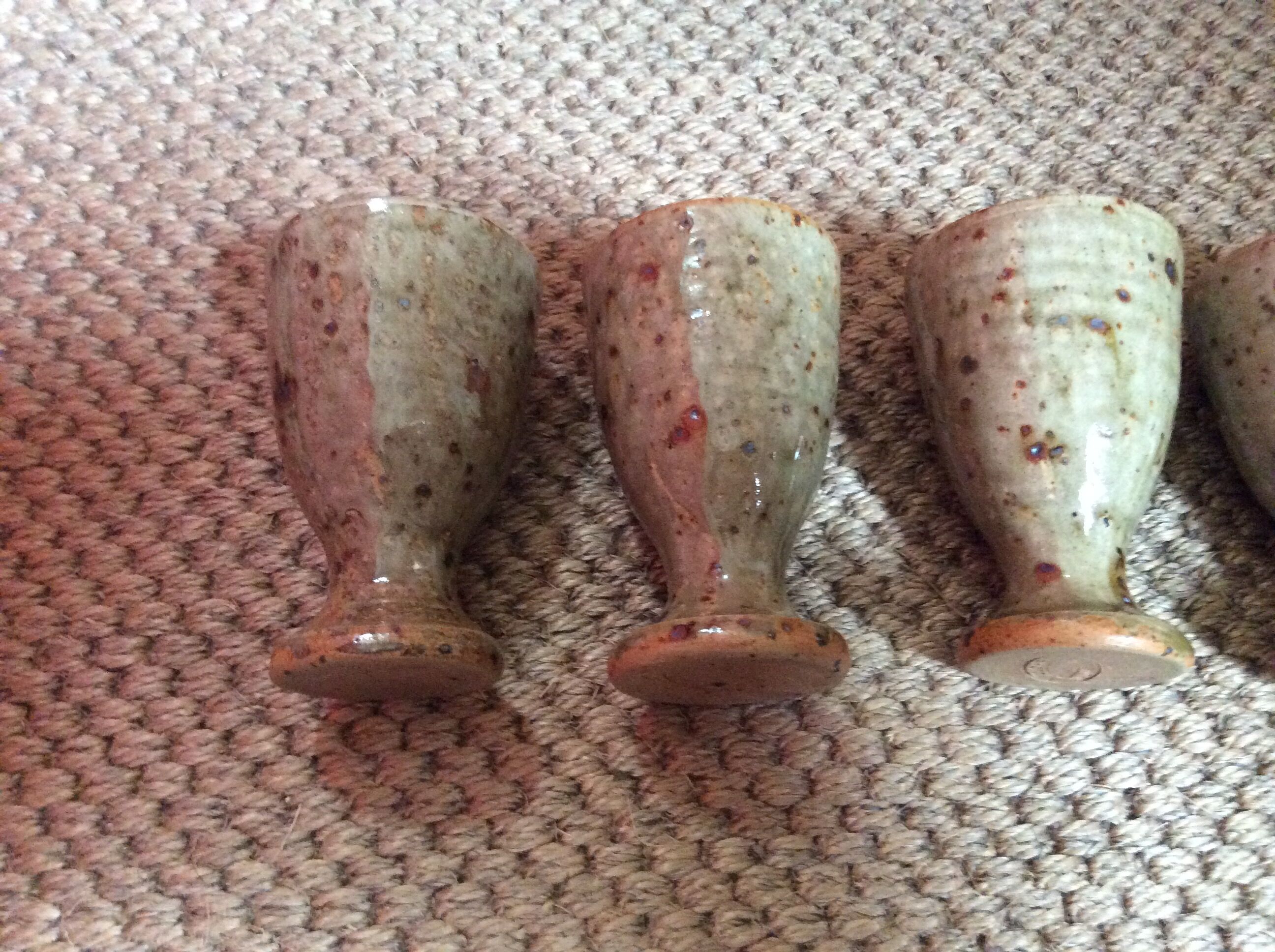 Set of 5 cups in sandstone
