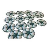 assiettes à huitres + plat. vendu en lot